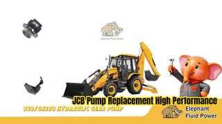 شاهد: 333 / G5393 مضخة هيدروليكية باركر بديلة للمضخة الهيدروليكية JCB 14 CC / REV 7029110042 عرض