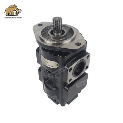 مضخة هيدروليكية مزدوجة بجودة OEM 15 طن 332/G7134 332G7134 (باتجاه عقارب الساعة) لجرار الحفارات الخلفية JCB 3CX