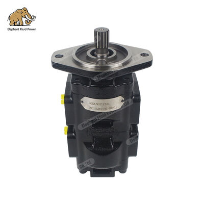 مضخة هيدروليكية مزدوجة بجودة OEM 15 طن 332/G7134 332G7134 (باتجاه عقارب الساعة) لجرار الحفارات الخلفية JCB 3CX